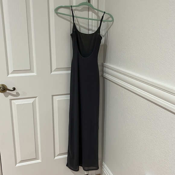 Princess Polly oscar gray / slate midi dress - Picture 4 of 7